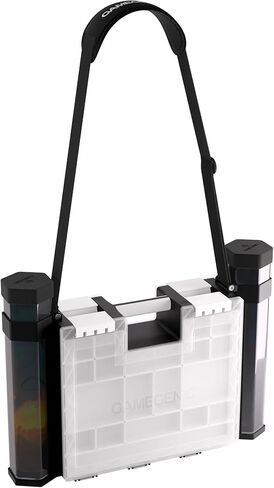 Gamegenic Game Castle Tube Holder - Playmat Tube Carrying Attachment, Includes 1 Playmat Tube, Fits Up to 2 Playmats, Detachable & Travel-Ready Accessory, Black Color in Kuwait
