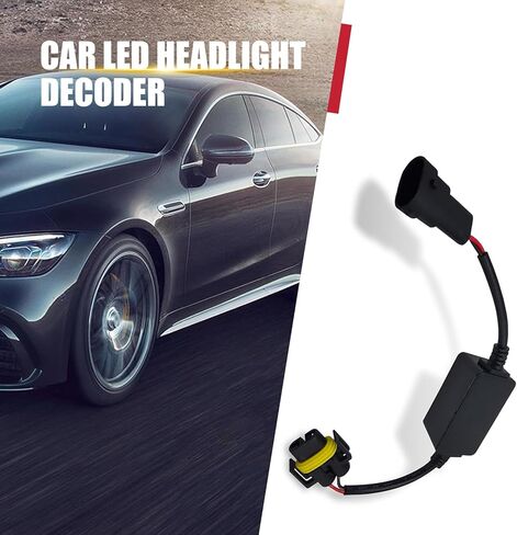 WZP 2PCS H11/H8/H9 Canbus Decoder, Waterproof LED Light Canbus Decoder, Canbus Error-free Anti Flicker Harness Error Code Canceler, Unviersal Replacement Repair Part for Car Bulb Modification Adapter in Kuwait