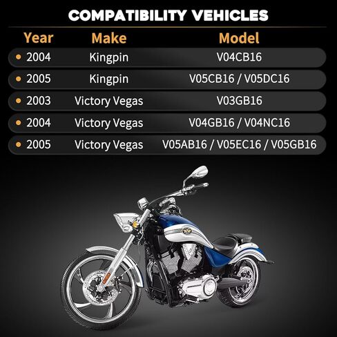 حزام القيادة متوافق مع دراجة نارية فيكتوري Kingpin Vegas Touring Cruiser 2002-2006 استبدال 3211088 in Kuwait