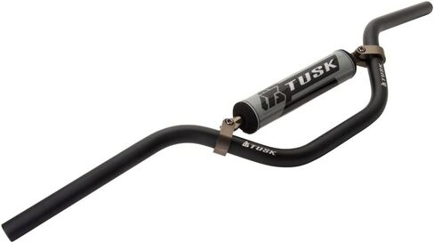Tusk T-10 ألومنيوم 7/8 بوصة مقود صغير KX واسع الانحناء أسود متوافق مع KX85 2001-2025 in Kuwait