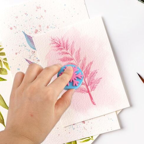 12Pcs EVA Paint Stamps Set, Multicolor Sponge Stampers, Sponges for Painting, Crafts and DIY in Kuwait