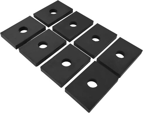 Tokinng Bed Mount Pad Kit, 8Pcs Rubber Bed Mount Shock Absorber Mat Fits for 1947-1987 Chevy GMC C10 C20 C30 Trucks in Kuwait