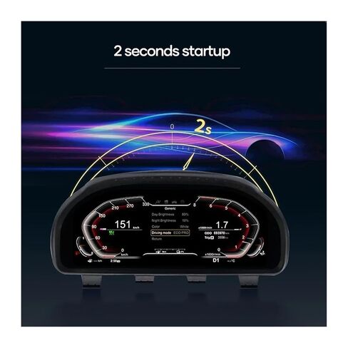 لوحة القيادة الرقمية 12.3 بوصة متوافقة مع BMW MINI 2014-2023 سنة لوحة القيادة LCD عداد السرعة أداة قمرة القيادة الافتراضية in Kuwait