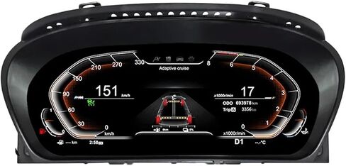 12.3 ''Digital Dashboard Compatible For BMW 5 Series E60 E61 E63 E64 525D 2003 0609 CIC LCD Car Instrument Cluster Panel Cockpit Voor in Kuwait