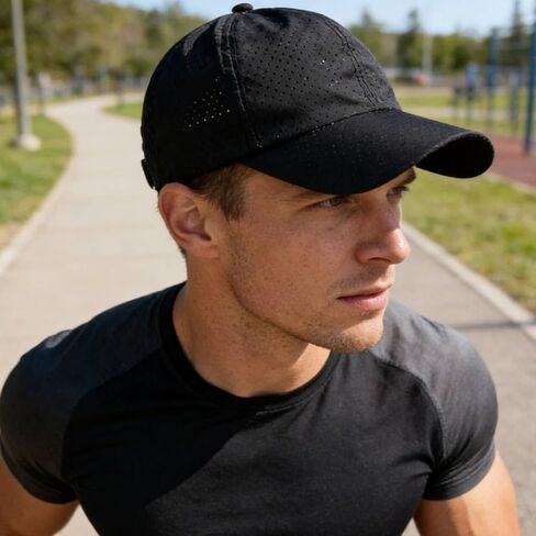 UTOWO Women-Men Quick-Dry Baseball-Hat Summer-Outdoor UV-Protection Running-Caps Cool-Breathable-Soft Sports-Visor-Hat S/M in Saudi Arabia