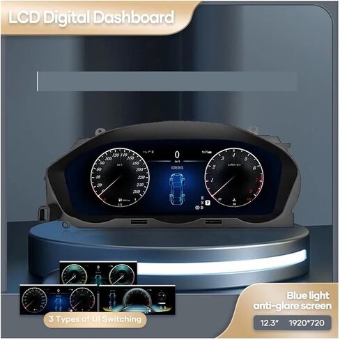 12.3'' Lcd Digitaal Dashboard Cluster Compatible For Benz C W204 2011-2014 Ntg4.5 Auto Instrument Paneel Cockpit in Kuwait