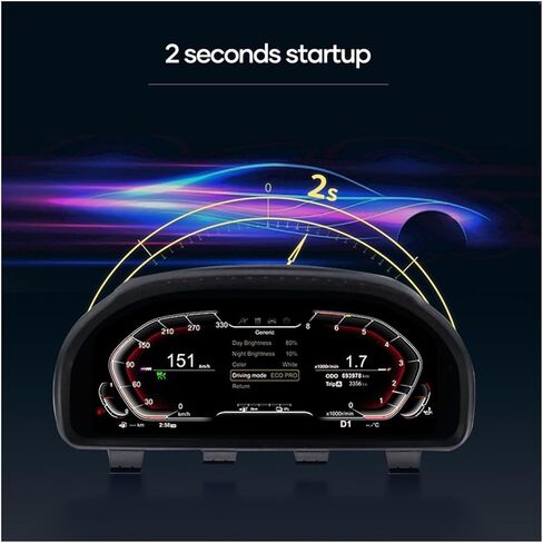 1920 * 720 Auto Lcd Dashboard Compatible For BMW 3 Series E90 E91 E92 2005-2012 Years Paneel Virtuele Cockpit Snelheidsmeter Voor in Kuwait