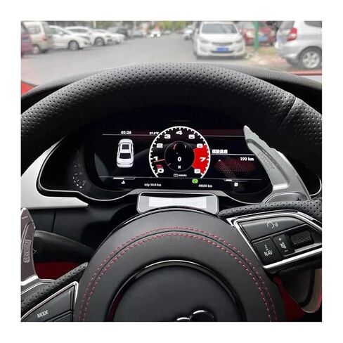 لوحة قيادة 10.25 بوصة متوافقة مع أودي A5 S5 2008-2016 LCD CARPLAY الرقمية الافتراضية قمرة القيادة مجموعة أدوات ODO عداد السرعة in Kuwait