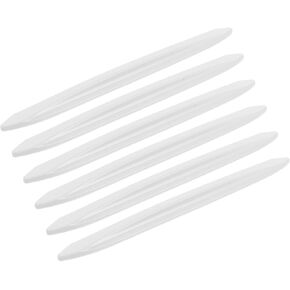 Alipis 6pcs Anti-Collision Car Door Edge Guards White Bumper Strip Automotive Door Protector Vehicle Trim Cover for Scratch Prevention and Ding Protection in Kuwait