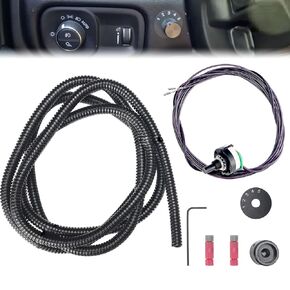 DSP5 SOTF Switch متوافق مع 2004.5-2005 Chevy Silverado GMC Sierra 2500HD 3500HD 6.6L Duramax LLY، 5 أوضاع 2 سلك 2 دبوس Shift-On-The-Fly مفتاح اختيار دوار in Kuwait