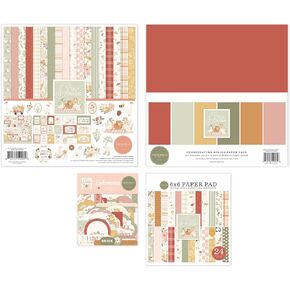 Carta Bella Silly Goose Classic Bundle Art Craft Kit with Collection Kit, Solids Kit, Ephemera Pack, and 6x6 Paper Pad in Kuwait