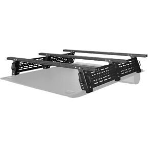 Pickup Truck Bed Canopy Semi‑High Removable Aluminum Camper Shell with Roof Rack Heavy‑Duty Overlanding Cargo Storage Vehicle Conversion in Kuwait