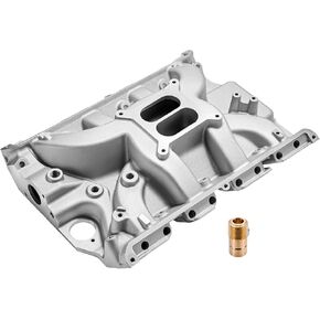 7105 أداء ألومنيوم مشعب السحب مزدوج المستوى متوافق مع Ford FE Big Block BBF 1961-1977 390 406 410 427 428 V8، دورة في الدقيقة 1,500-6,500، فضي in Kuwait
