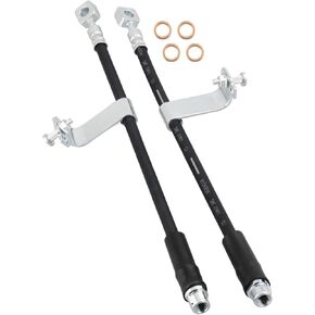 H620475 H620474 Brake Hydraulic Hoses Fit for Chevy Malibu 2004-2012 Pontiac G6 2005-2010 Pontiac G8 2008 Saturn Aura 2007-2009, Front Right & Left Side in Kuwait
