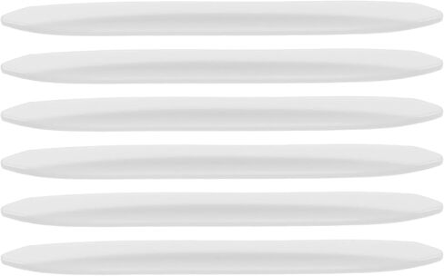 Invisible Car Door Edge Guard Strips 6pcs White Anti-Collision Bumper Protector Shock Absorber Trim for Vehicle Door Body Protection Exterior Accessories in Kuwait