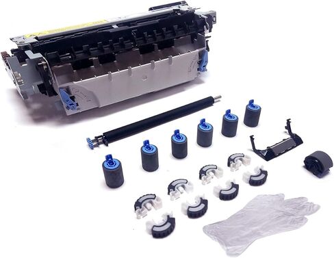 C8057A-MK17-AP (C8057-69001 C8057-67901) مجموعة الصيانة الفاخرة لطابعة الليزر 4100 (110 فولت) تتضمن مصهر RG5-5063 ومجموعة الأسطوانة الفاخرة وبكرات الالتقاط للدرج 2/3 in Kuwait