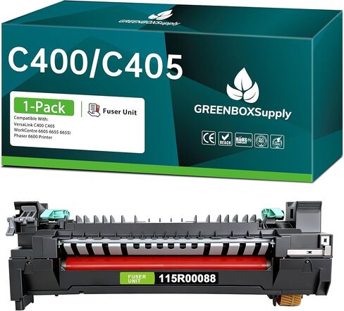 وحدة الصهر المعاد تصنيعها 115R00088 C400 C405 110 فولت لاستبدال Xerox VersaLink C400 C405 WorkCentre 6605 6655 6655i Phaser 6600 مجموعة مصهر الطابعة، عبوة واحدة in Kuwait