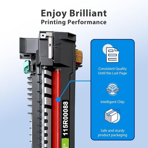 وحدة الصهر المعاد تصنيعها 115R00088 C400 C405 110 فولت لاستبدال Xerox VersaLink C400 C405 WorkCentre 6605 6655 6655i Phaser 6600 مجموعة مصهر الطابعة، عبوة واحدة in Kuwait