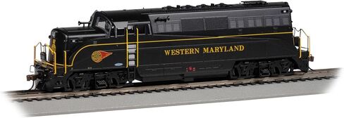 قطارات باخمان - قاطرة مجهزة بـ EMD BL2 DCC - Western Maryland® #82 (كرة نارية) - مقياس Ho in Kuwait