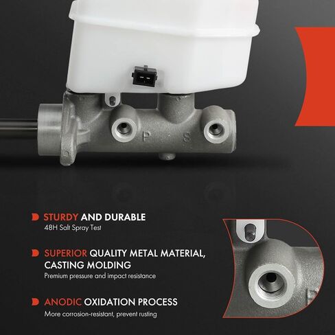 A-Premium Brake Master Cylinder with Reservoir and Sensor Compatible with Hyundai Vehicles - Tucson 2008 in Kuwait