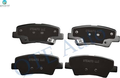 PM Auto Set of 6 Rear 284mm Drilled Slotted Brake Disc Rotors-Rear 8428A-D1445 Ceramic Brake Pad Kit Replacement For 2010-2017 Hyundai Azera in Kuwait
