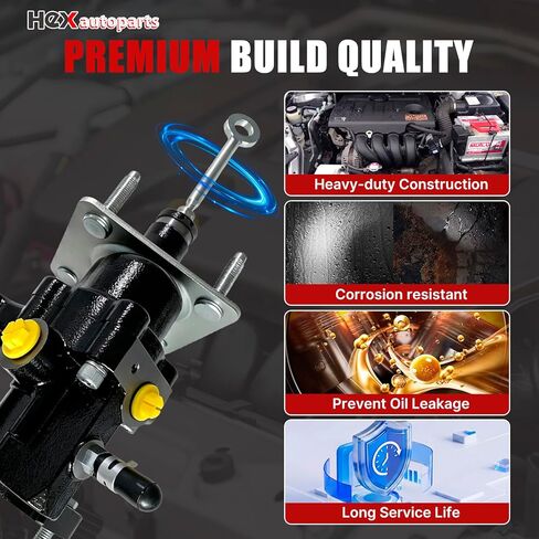 Hex Autoparts 52-7412 Hydro Boost Power Brake Booster متوافق مع 2012-2019 شيفروليه إكسبريس 2500 3500 4500 وجي إم سي سافانا 2500 3500 4500، استبدال 527412 22869378 84031702 in Kuwait