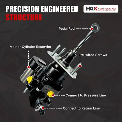 Hex Autoparts 52-7412 Hydro Boost Power Brake Booster متوافق مع 2012-2019 شيفروليه إكسبريس 2500 3500 4500 وجي إم سي سافانا 2500 3500 4500، استبدال 527412 22869378 84031702 in Kuwait
