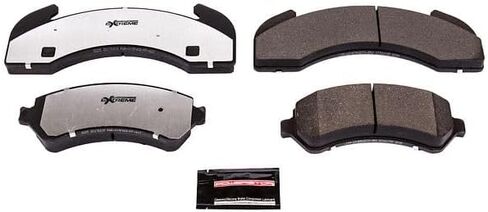 وسادات فرامل خلفية PowerStop لسيارة شيفروليه B60 1983-91 |B7 1993-97 |C60 1983-90 |C60 Kodiak 1990-96 |C70 1983-90 - Z36 وسادات فرامل سيراميك من ألياف الكربون للشاحنة والقطر مع أدوات تركيب، Z36-225 in Kuwait