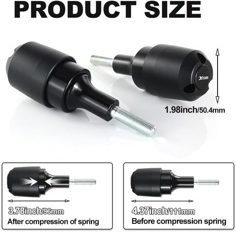 Xitomer Frame Sliders Fit for FTR1200 & FTR1200S 2019-2024 Falling Crash Protector Guards No Cut Frame Sliders in Kuwait