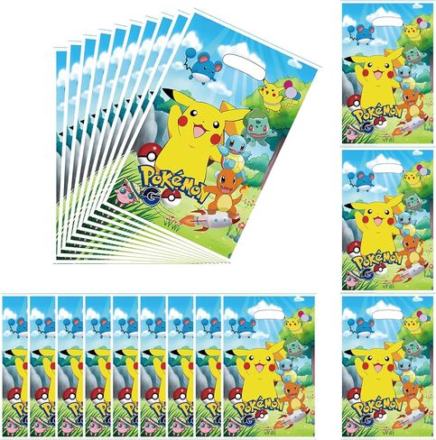 TSHWGQU 30 PCS Cartoon Themed Party Gift Bags, Party Supplies for Kids, Cute Cartoon Themed Party, Birthday Decoration Gift Bags Suitable for Girls or Boys in Kuwait