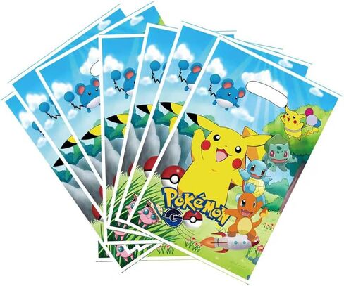 TSHWGQU 30 PCS Cartoon Themed Party Gift Bags, Party Supplies for Kids, Cute Cartoon Themed Party, Birthday Decoration Gift Bags Suitable for Girls or Boys in Kuwait