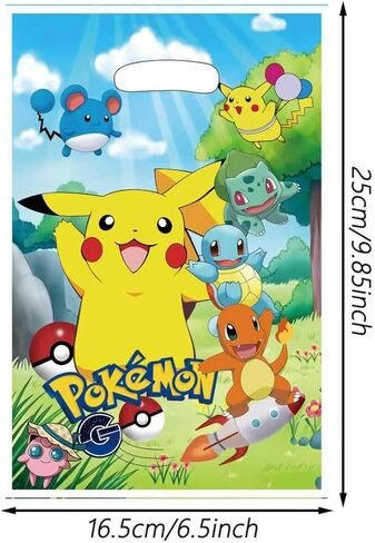 TSHWGQU 30 PCS Cartoon Themed Party Gift Bags, Party Supplies for Kids, Cute Cartoon Themed Party, Birthday Decoration Gift Bags Suitable for Girls or Boys in Kuwait