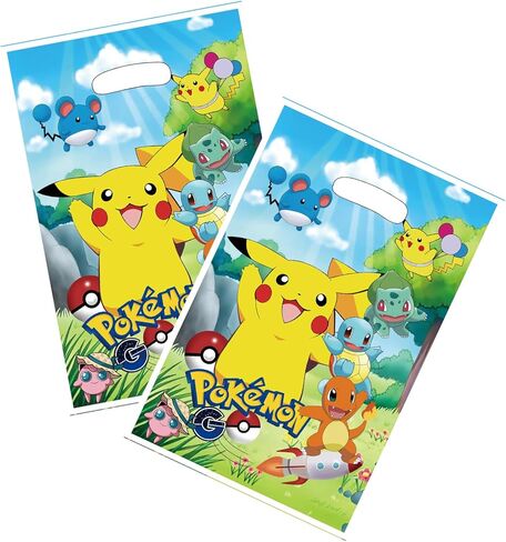 TSHWGQU 30 PCS Cartoon Themed Party Gift Bags, Party Supplies for Kids, Cute Cartoon Themed Party, Birthday Decoration Gift Bags Suitable for Girls or Boys in Kuwait
