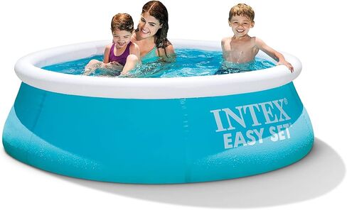 INTEX 28101EH Easy Set Inflatable Swimming Pool: 6ft x 20in – Puncture-Resistant Material – Quick Inflation – 232 Gallon Capacity – 16in Water Depth in Kuwait