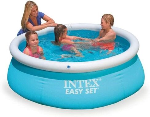 INTEX 28101EH Easy Set Inflatable Swimming Pool: 6ft x 20in – Puncture-Resistant Material – Quick Inflation – 232 Gallon Capacity – 16in Water Depth in Kuwait