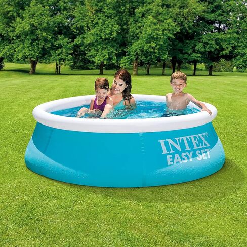 INTEX 28101EH Easy Set Inflatable Swimming Pool: 6ft x 20in – Puncture-Resistant Material – Quick Inflation – 232 Gallon Capacity – 16in Water Depth in Kuwait