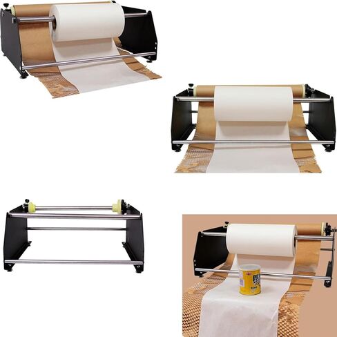 Packing Paper Dispenser, Heavy Duty Kraft Wrapping Paper Holder, Manual Bubble Paper Filling Machine,for Express Packaging in Kuwait