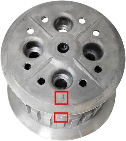 Clutch Center Inner Hub Outer Pressure Plate Compatible with TTR125 TTR125E 2000 Through 2022 in Kuwait