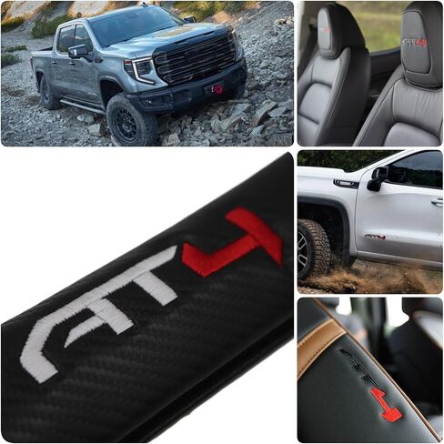 KAELTHAS 2 PCS Car Seat Belt Cover Pad Compatible with Sierra Terrain Yukon Canyon Carbon Fiber Look Car SUV Seat Belt Cover Strap Pads Cushions Comfortable Driving Interior Accessories in Kuwait