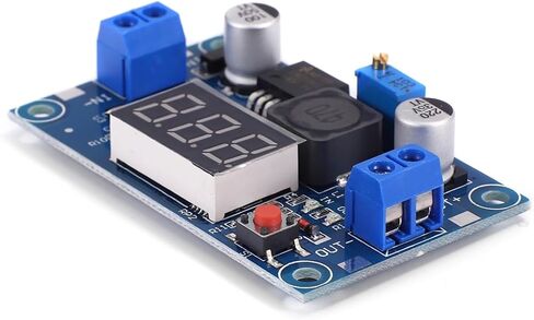 1 قطعة محول خفض الجهد المنظم LED عرض الفولتميتر 4.0 ~ 40 إلى 1.3-37 فولت محول قابل للتعديل امدادات الطاقة in Kuwait