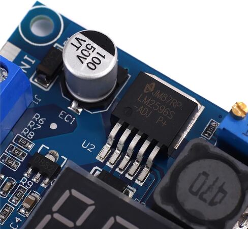 1 قطعة محول خفض الجهد المنظم LED عرض الفولتميتر 4.0 ~ 40 إلى 1.3-37 فولت محول قابل للتعديل امدادات الطاقة in Kuwait