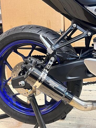 Exhaust Muffler Kit With Mid Pipe For YZF-R3 MT-03 2015-2025 Slip On in Kuwait