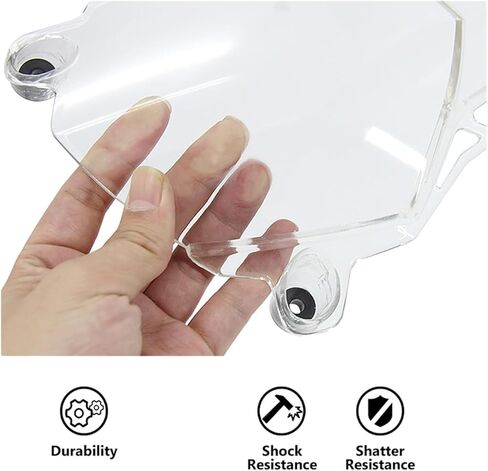 دراجة نارية أكريليك متوافق مع Tiger 800 XC XCX XCA XR XRT XRX 2011-2018 واقي المصباح غطاء خفيف واقي حماية in Kuwait