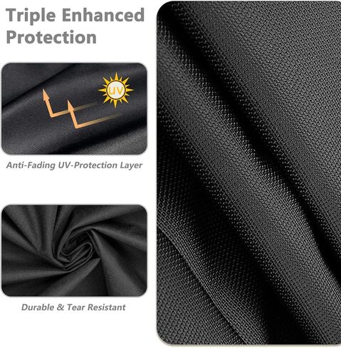 Full Enclosed Motorcycle Cover Waterproof,Heavy Duty 600D Oxford Outdoor Indoor Motorcycle Full Cover with All-Round Enclosed Zipper and Reflective Strips,Fits Most Heavy Duty Scooter Moped Motorcycle in Kuwait