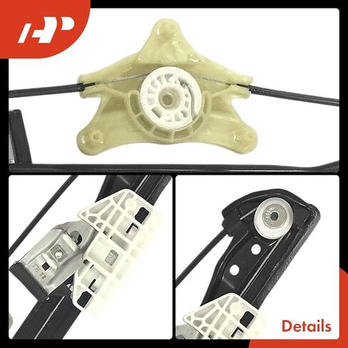 A-Premium Rear Right Passenger Side Electric Power Window Regulator Without Motor Compatible with Mercedes-Benz X204 Series GLK250 2013-2015, GLK350 2009-2015, GLK300 2010-2015, GLK280 2009 in Kuwait