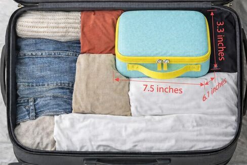 Carrying Case Compatible with Nex Playground – Travel Storage Bag for Game System & Accessories, Protective EVA Hard Shell, Organized Foam Insert, Portable Handle, Compact Travel Case for Kids in Kuwait