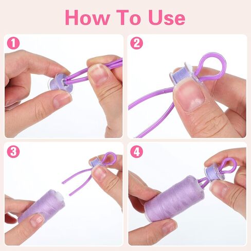 100 Pcs Sewing Bobbin Thread Holder, Keep Your Bobbin Threads Matched Up Plastic Bobbins Clips Sewing Machine Quilting Supplies Sewing Notions for Thread Spool Organizing Embroidery Quilting in Kuwait