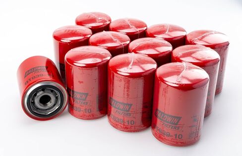 فلتر Baldwin BT839‑10 الهيدروليكي الدوار - 12 عبوة - 12 ميكرون اسمي / 30 ميكرون مطلق - 1‑12 خيط، 311/16" OD × 513/32" L - يستبدل Cross1A9023، Lenz CP-752-10، Wix 51551، P551551 in Kuwait