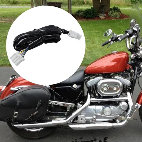 DS21201060 سرج أسلاك الضوء الخلفي 8 دبابيس إلى 6 دبابيس، بديل لـ Harley-Davidson Sportster 1999-2003، يستبدل 2120-1060 in Kuwait