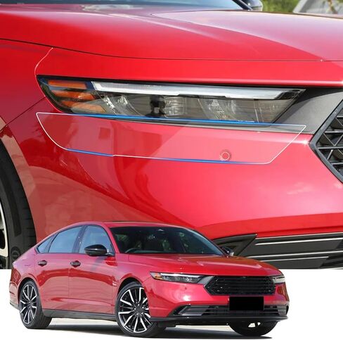 Car Headlight Protection Film for Honda Accord 2023 2024 2025 2026 11th gen Auto Accessories Lucency Vinyl Exterior Decoration Self Adhesive Sheet Sticker Cover Tint Tail Light in Kuwait